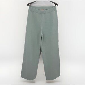 Kilte Collection 100% Washable Cashmere Liz Wide-Leg Pants sz 2 M Medium Celeste